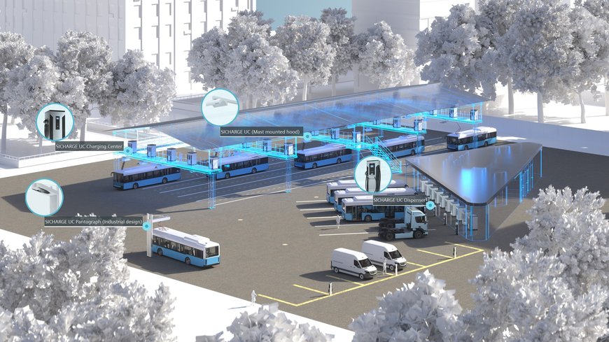 Siemens bereitet mit eBus-Ladelösung Weg für klimaneutralen Busverkehr in Zürich